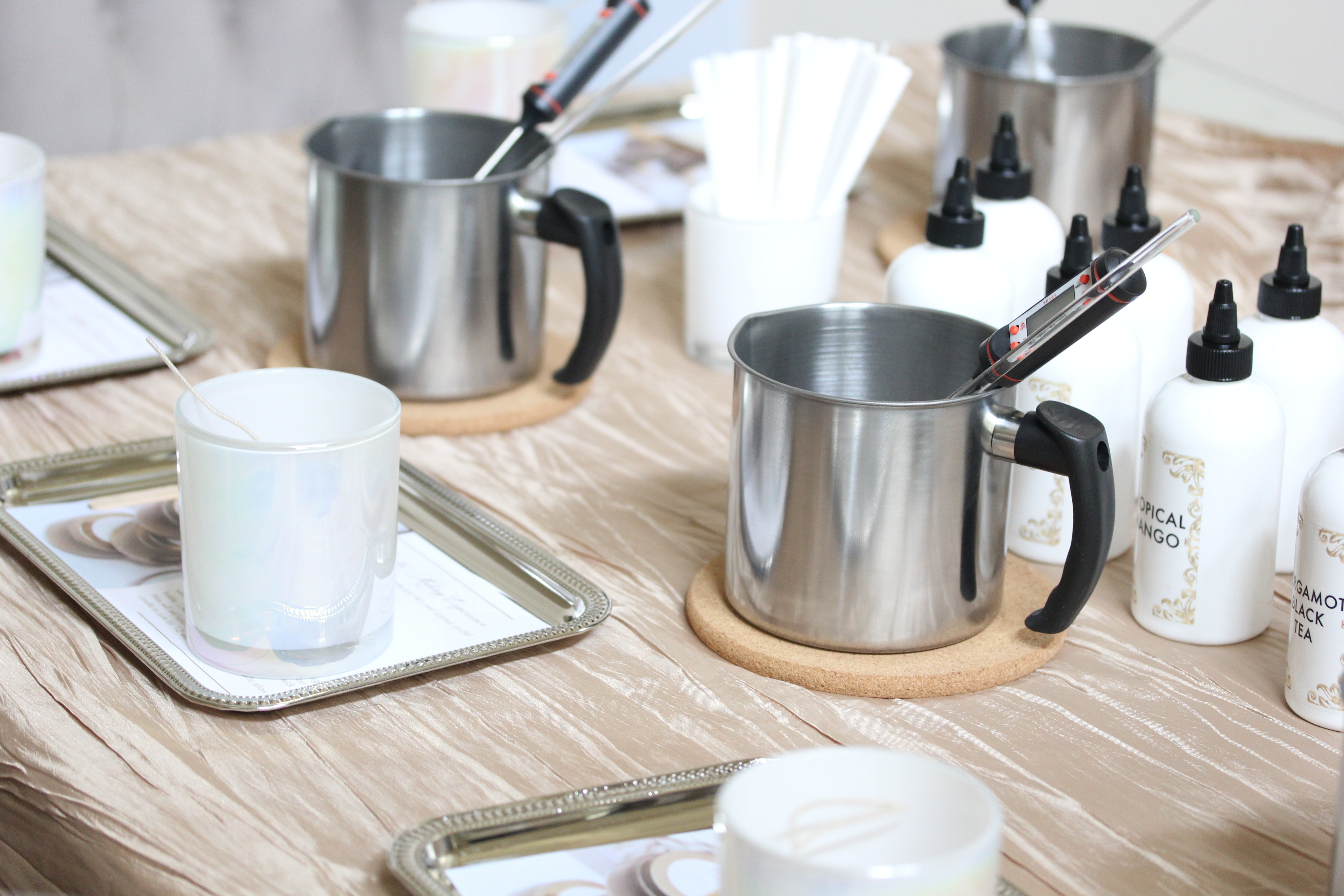 Candle making experience in Houston with Nataris Fragrance Studio
Luxury candle making workshop Houston bachelorette party
Perfume making session Houston girls night Nataris
Custom candle pouring workshop Houston private event